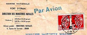 Oran enveloppes pub 1397